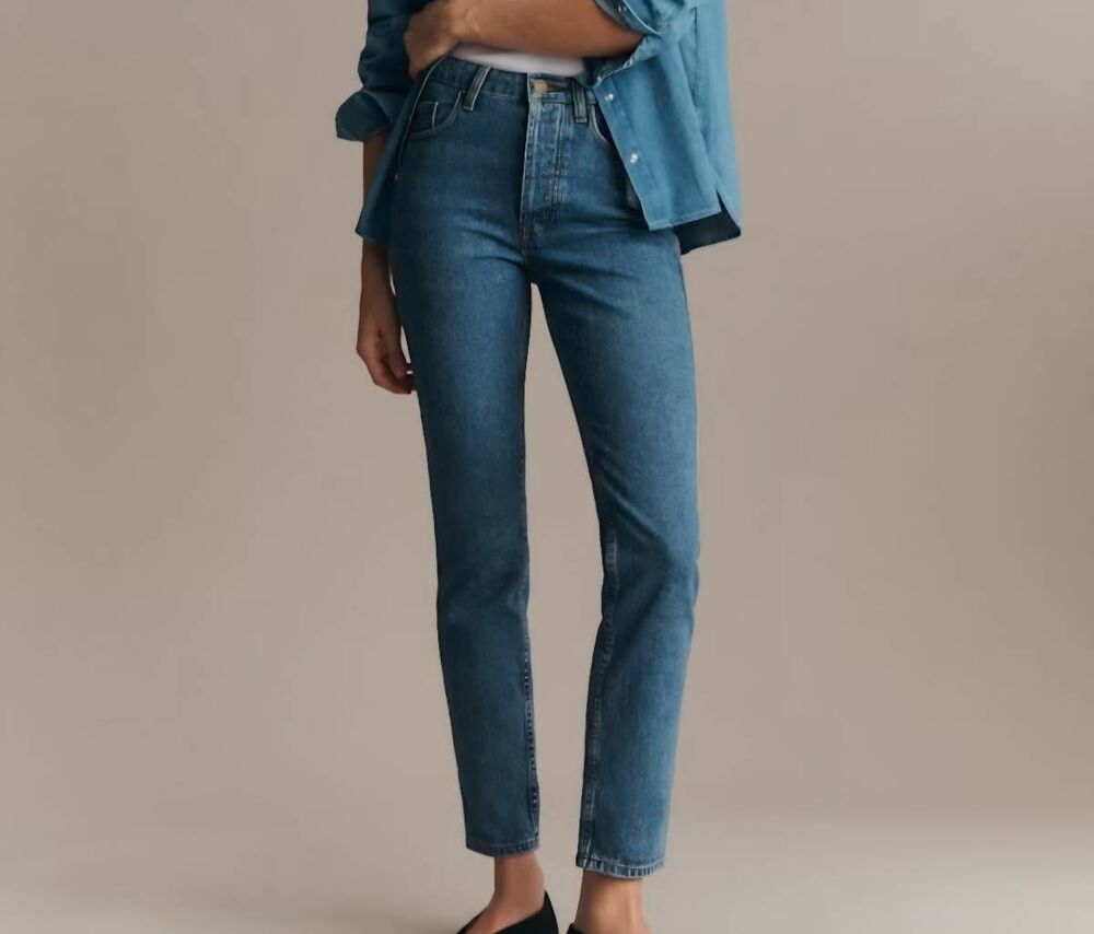 NWT Sezane Brut Sexy Tall jeans in bleu denim sz 30/US 2